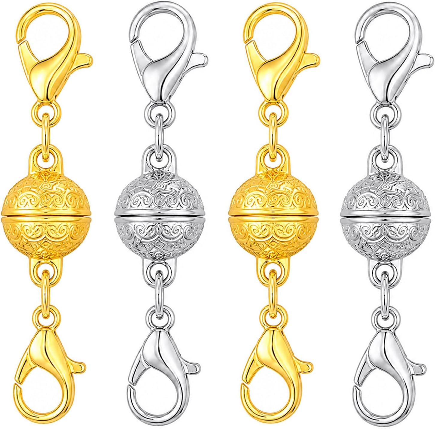 Lobster Clasp Silver - Magnetyczne zapięcie do naszyjnika z elementem