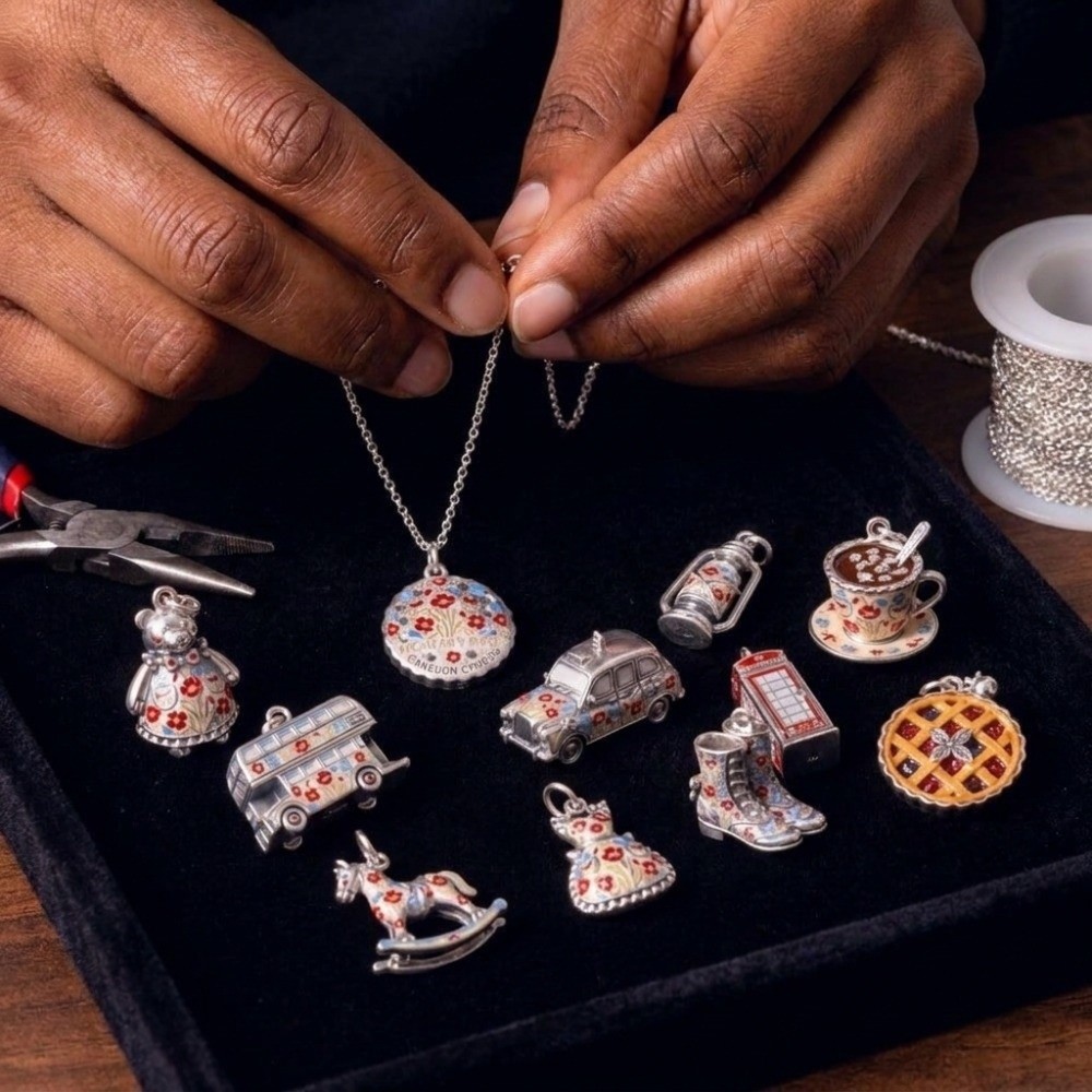 Miniaturowe zawieszki ze stali – Jewelry Making London recenzja i cena