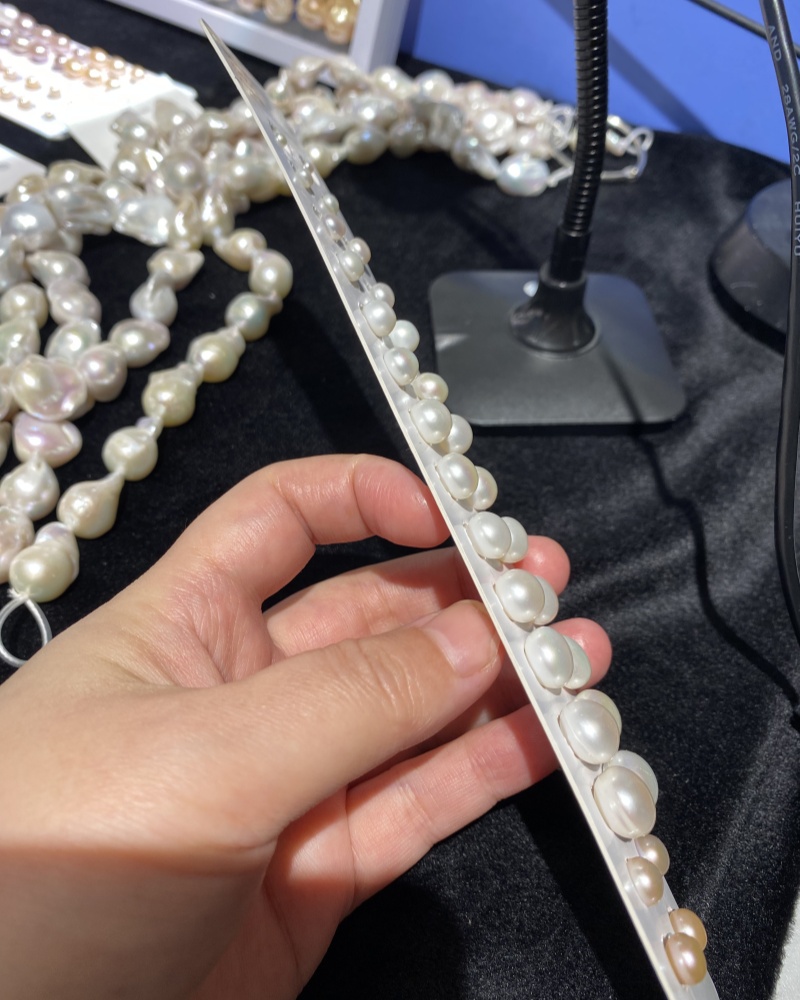 Perły naturalne białe, luźne,  – Jewelry Making Drill recenzja i cena